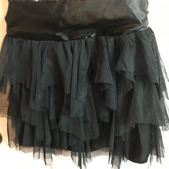 Biscotti Roaring 20's Style Blk Sequin & Satin Girls Party Dress Sz 12 - Picture 3 of 10